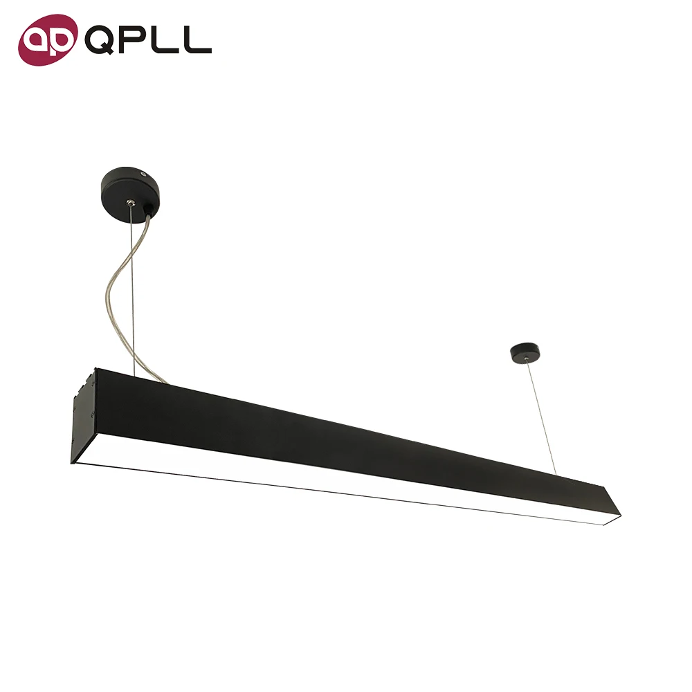 office linear led pendant light linear led tube linear led suspended DALI 40w 55w 65w tube light