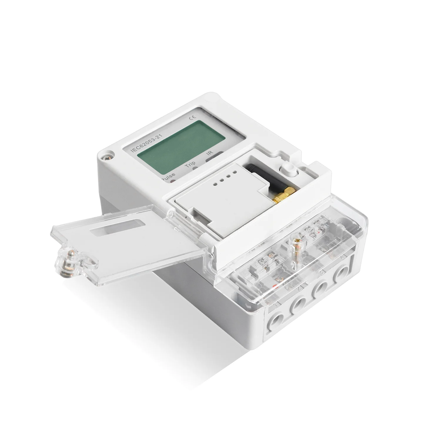 Однофазный счетчик энергии ethernet со встроенным реле