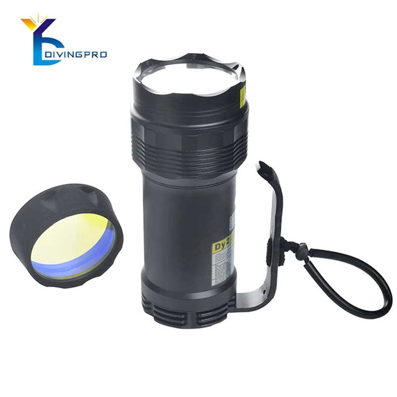 Rechargeable Battery Diving Torch Flashlight Powerful Waterproof Ip68 HID Torchlight For Diiving
