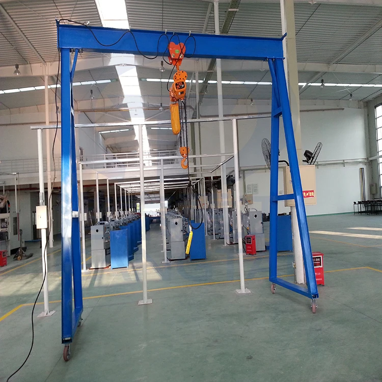 500 kg 3 tons 5 tons frame small portable outdoor A gantry crane price