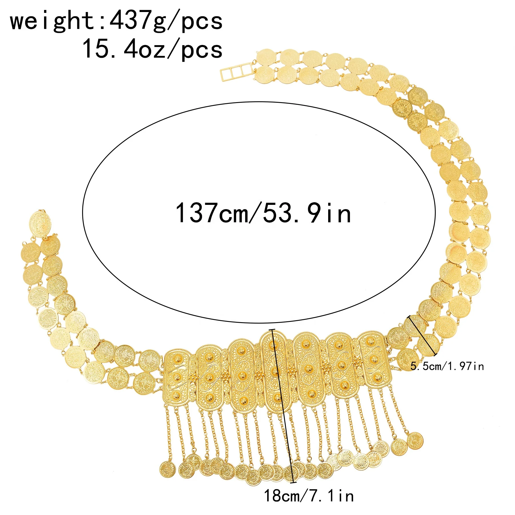 Chain belt women fashion belts waist band Indian France Gold Metal Hollow Belly Dance Waist belt Chains for Women Body Jewelry