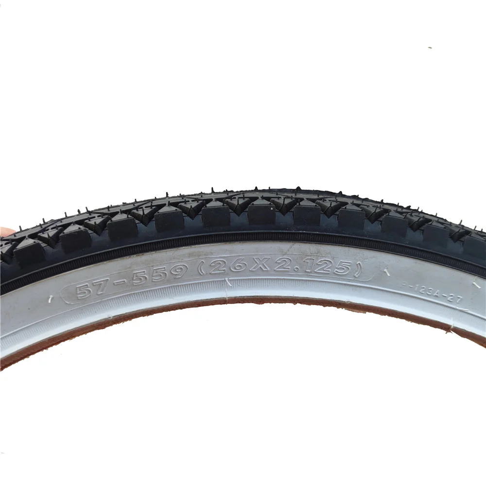 Offwhite Color Tire 26*2.125 Vintage Bike Tire Restoration Beach Cruiser Bike Yellow Color Tire With Tube Accessory