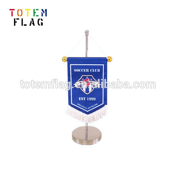 Pakistan table flag desk flag with plastic separable pole and base
