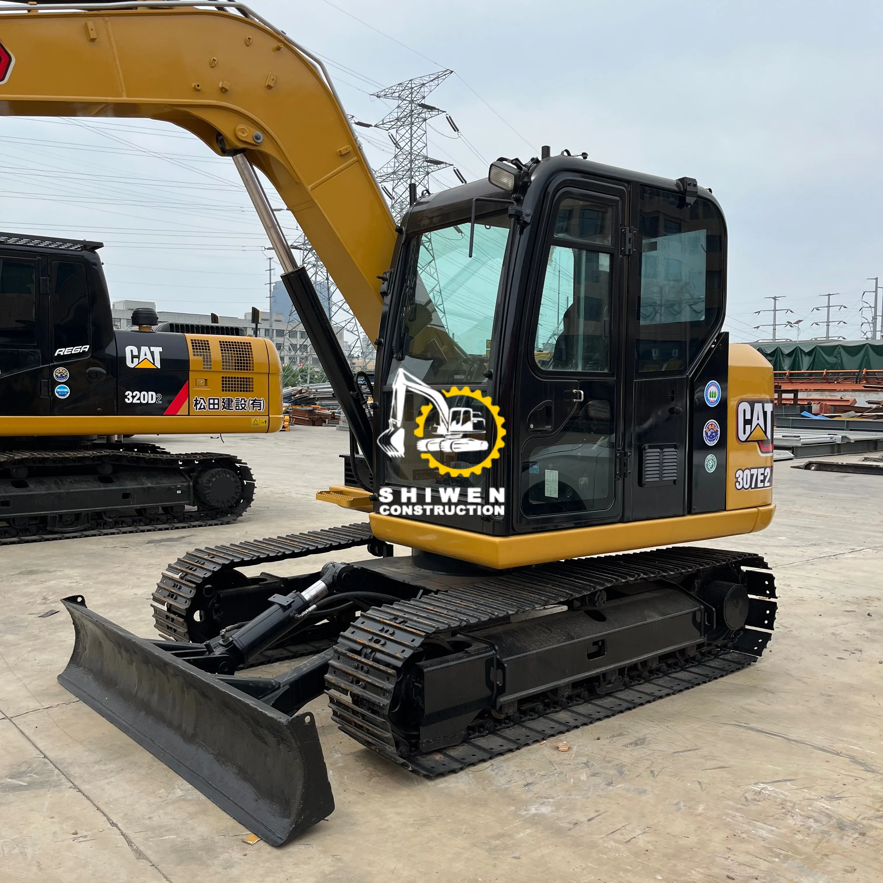 Second hand CAT 307 excavator, Caterpillar 307E 307E2 308 306 305.5 303.5 earth-moving equipment excavator with high quality