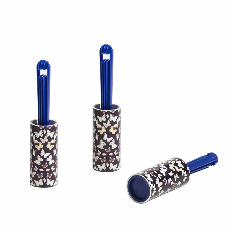 High tackiness household sticky cleaning tear paper refill set efficient lint roller