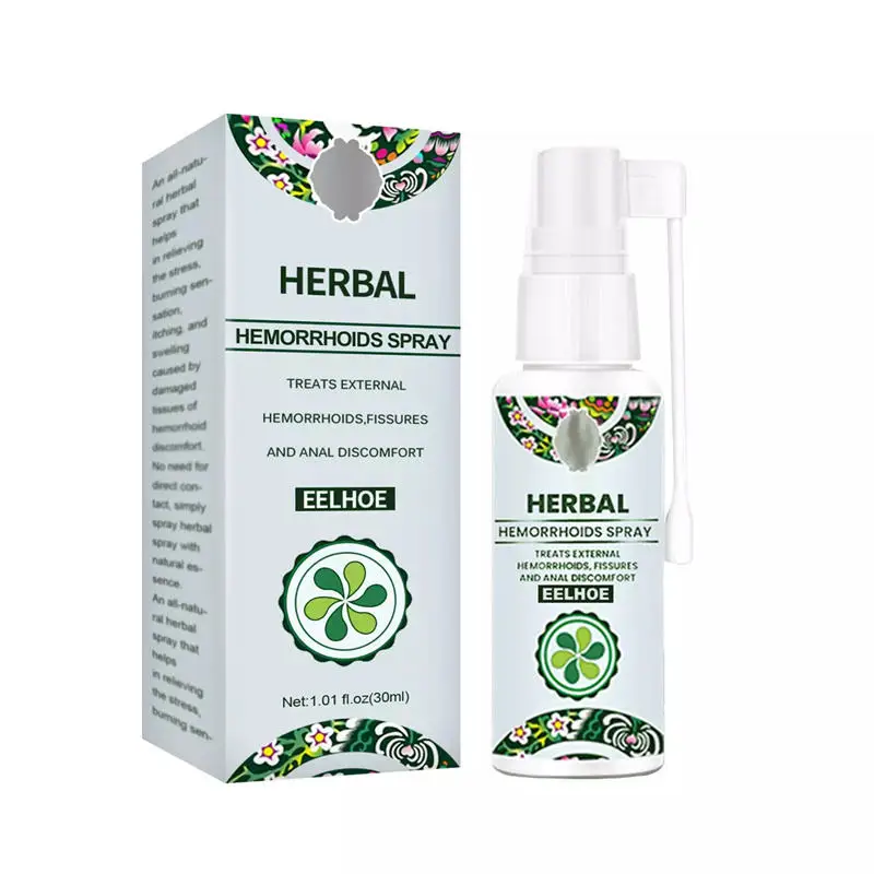 30ml 100% Natural Herbal Hemorrhoids Spray Powerful Hemorrhoids Treatment Agent Relieve Anal Pain Hemorrhoids Spray