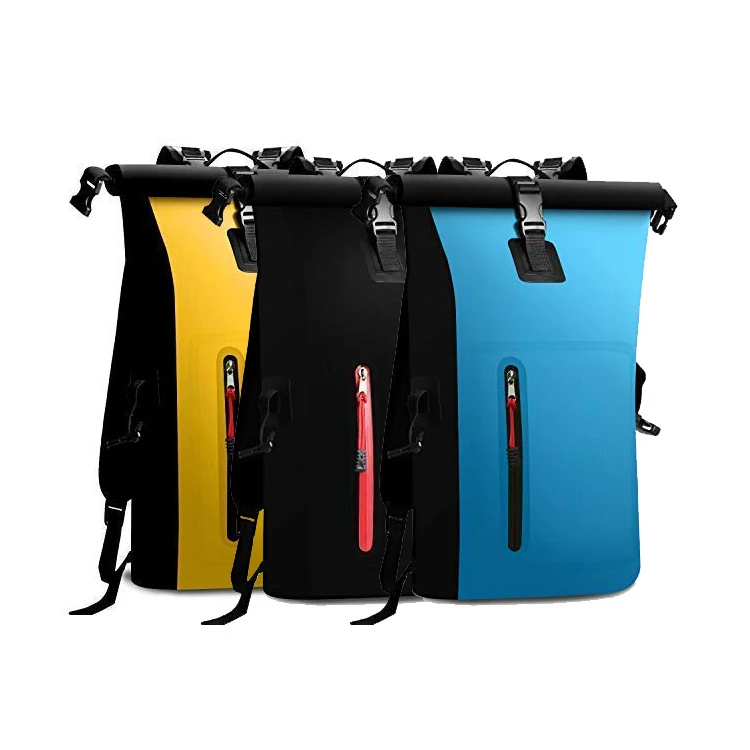 Multi-functional Waterproof Bag PVC Drifting Bag Outdoor Riding Waterproof Dry Storage Bag-roll Top Drift Shoulders Backpack