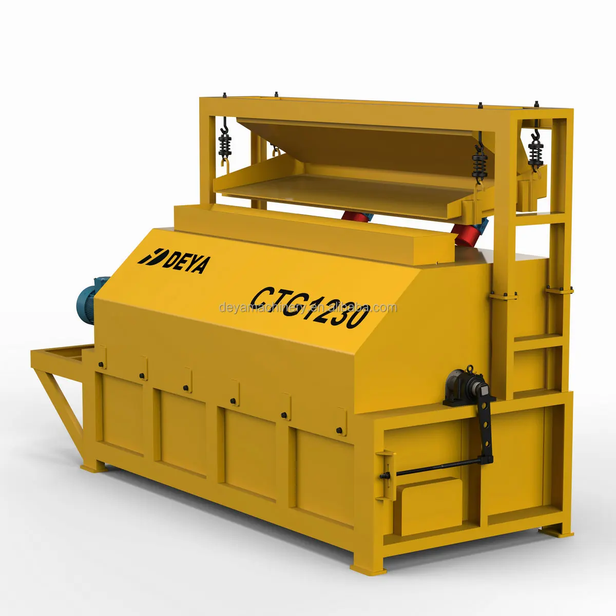 nonferrous magnetite iron ore process plant dry drum low intensity magnetic separator