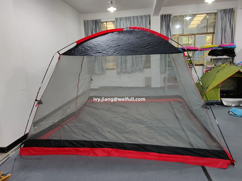 12 FT X 12 FT Portable Screened Mesh Net Wall Canopy Tent Dome Screen House for Patios Outdoor Camping Activities