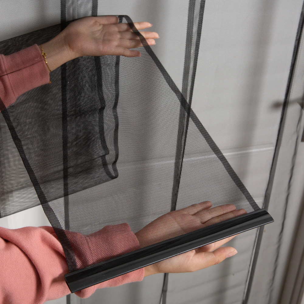 Custom Size 100% Polyester Insects Screen Mosquito Net hanging fly screen Door Curtain