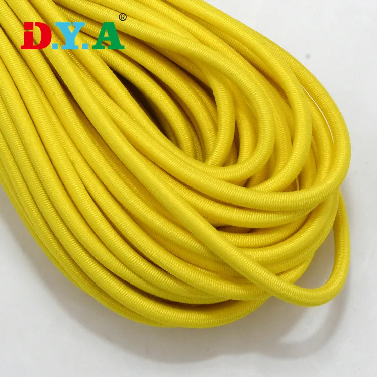 Wholesale high quality custom colorful round 0.8mm 1mm 1.2mm 1.5mm 1.8mm 2mm elastic cord for pant garment