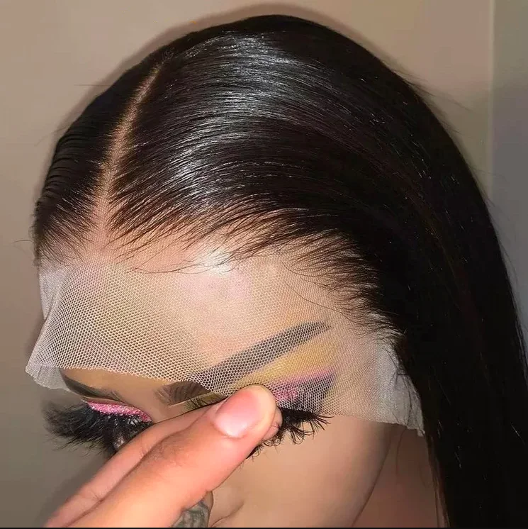 High Density 13*4 13*6 Lace Frontal Wig Human Hair,glueless brazilian hd lace front wigs for women with baby hair