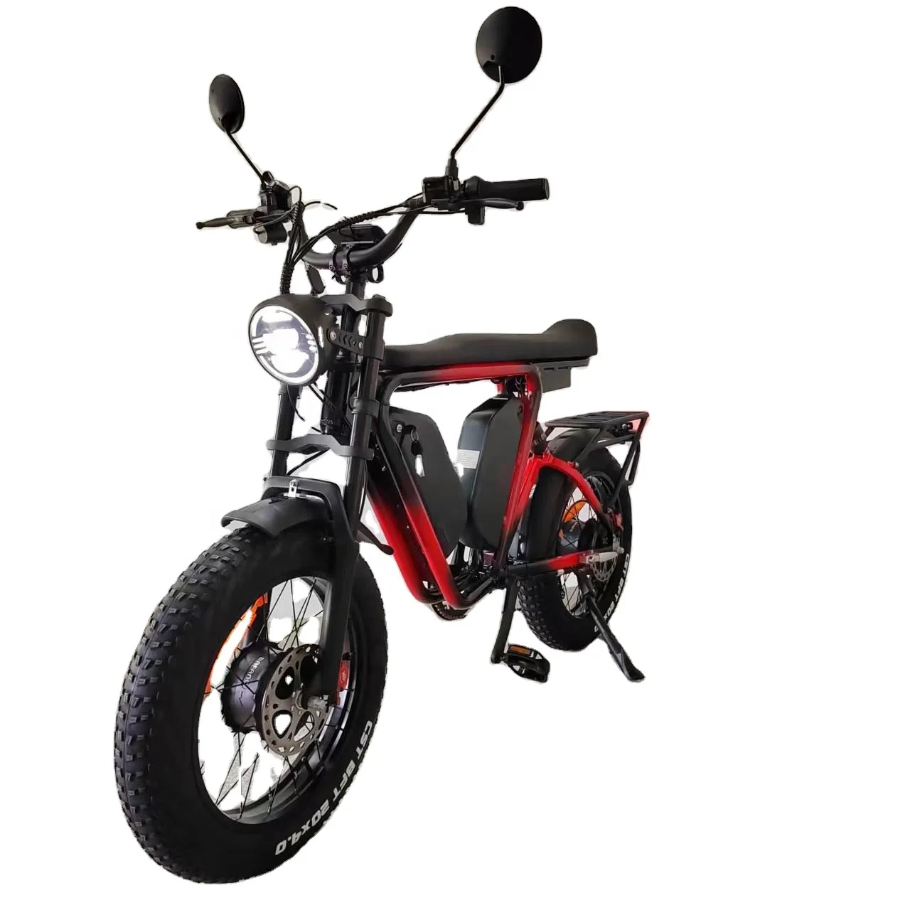 Электрический велосипед, алюминиевая рама, двойной двигатель 2000 Вт, бренд Bafang, Двойной аккумулятор 44Ah52V, полная подвеска, гидравлическая тормозная шина