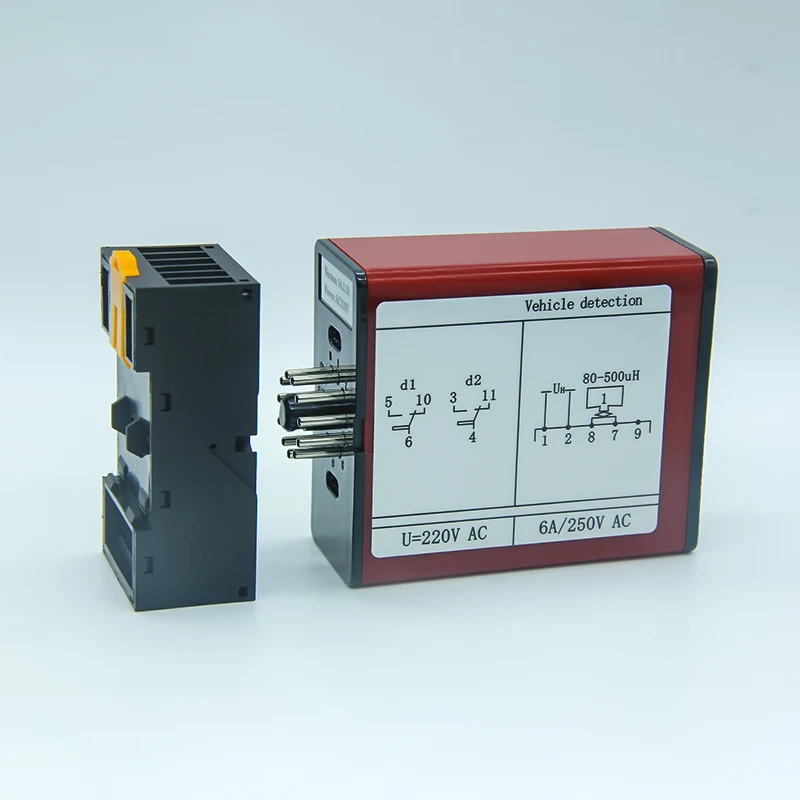 Cheap Vehicle Inductive Loop Detector Sensor Single Channel Ground For Parking Boom Barrier Gate