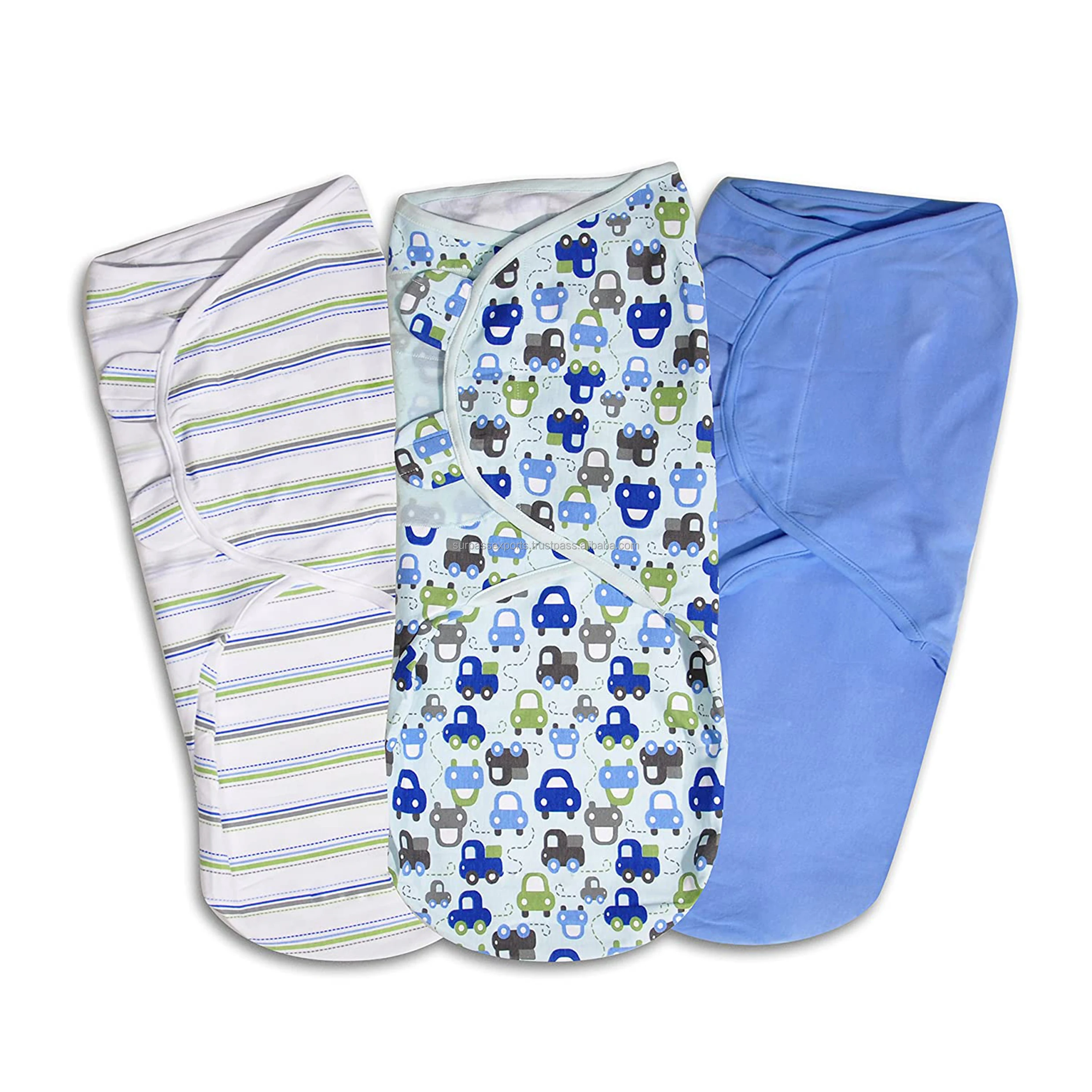 Wholesale Supply Cotton Baby Swaddle Wrap Available in Cotton Material from Indian Supplier and Manufacturer