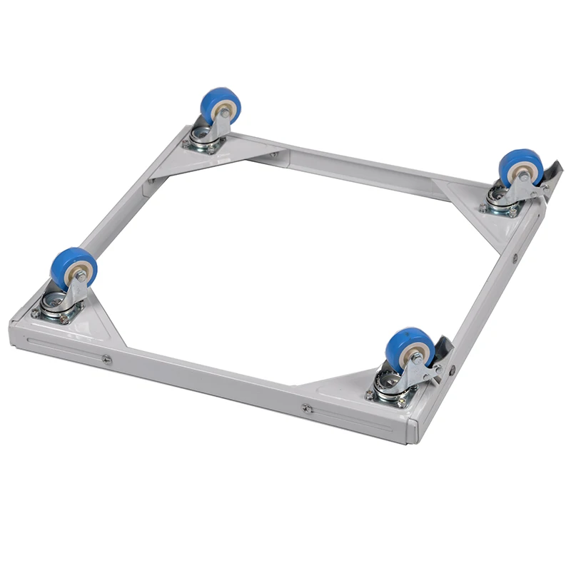 Высококачественная стальная Регулируемая подставка для холодильника, подставка для стиральной машины с колесами