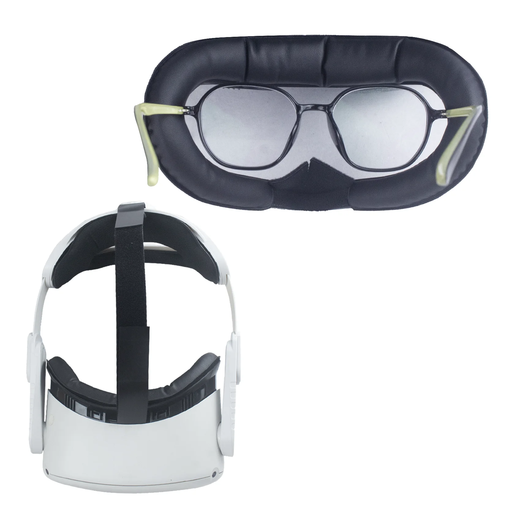 FOR VR Glasses Replacement Face Pad Upgrade Accessories suitable for Oculus Quest 2 Sweat Resistant Lens Cover Leather Pad