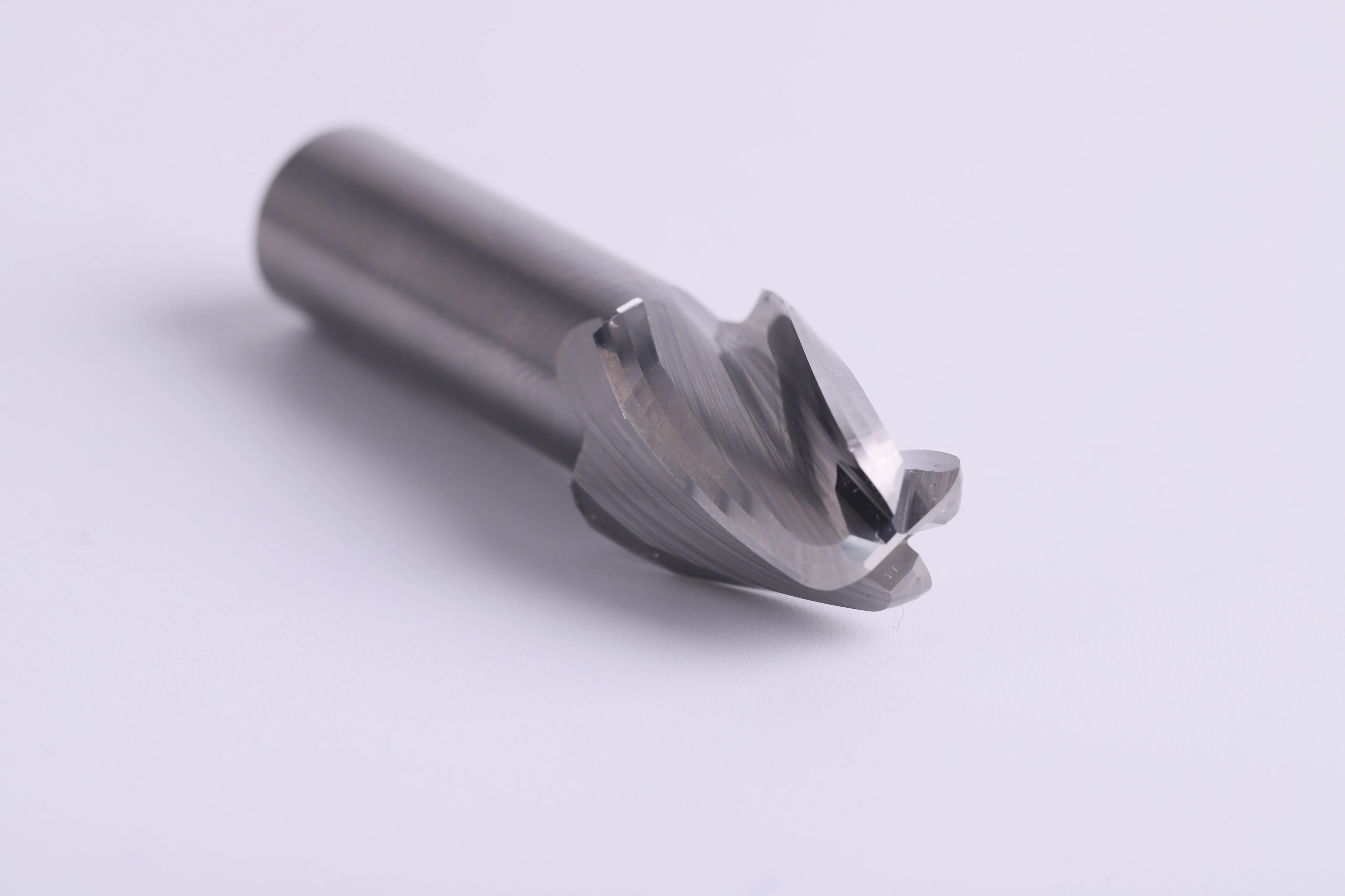 Hardware tools manufacturer 4-edge tungsten steel shaped round nose cnc end mill drill bit 4-edge round nose end mills for sale