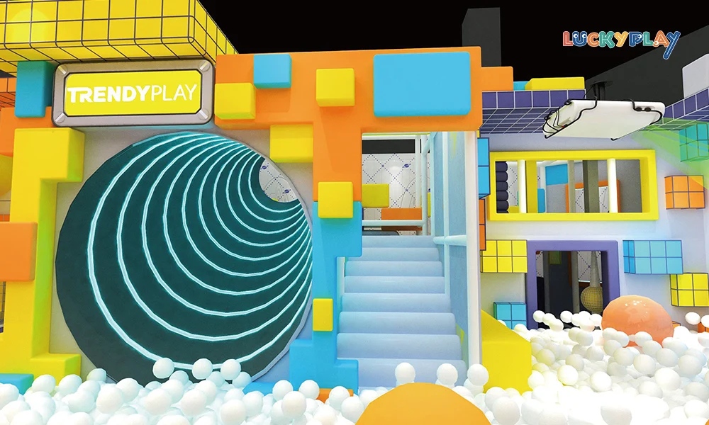 Luckyplay крытая игровая площадка для детей Juegos Infantiles детский игровой домик парка развлечений