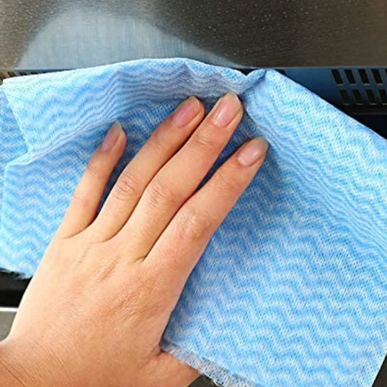 Reusable Nonwoven Cleaning Dishcloths Roll Wipes Wiping Rag Household Kitchen Floor Car Shoe Multi-Purpose Towel Dish Cloth