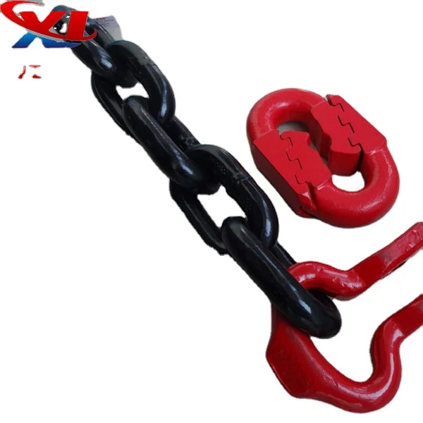 Slag extractor high strength round link chain