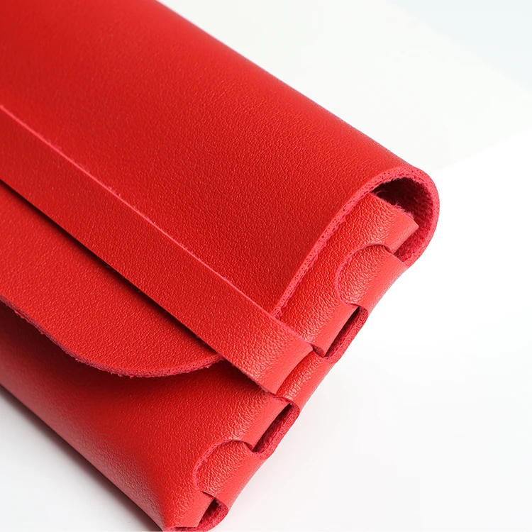 Eyeglass PU Case soft Shell, Portable Leather Slim Travel Sunglass Case, Ultra thin Lightweight,brillenetui