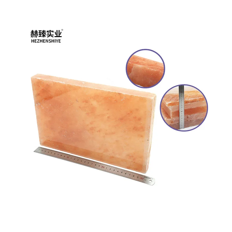 Hezhen himalayan salt brick for barbecue frozen product decorations sauna room