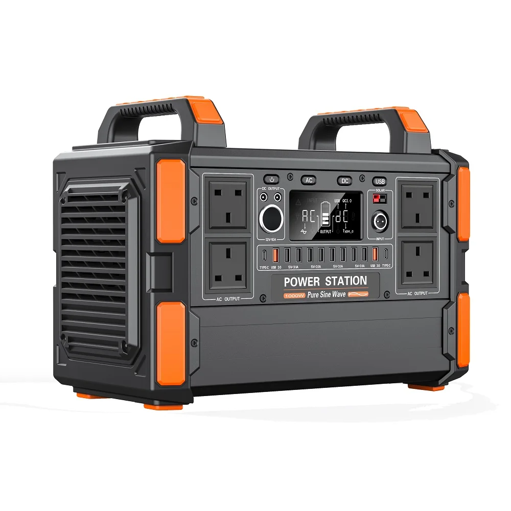 2024 New Portable Power Station Camping Lithium Battery 200W 300W 1000W 2400W 3000W Wireless Charging Generator Solar Panel