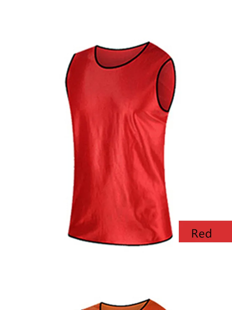 Custom design your own logo  unique football sportswear manufacture wholesale best grade top uniform bibs soccer vest for  men