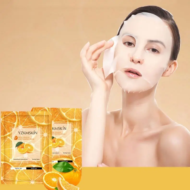 natural plant fruit extract moisturizing face mask moist firming nourishing Private label korean skin care facial sheet mask