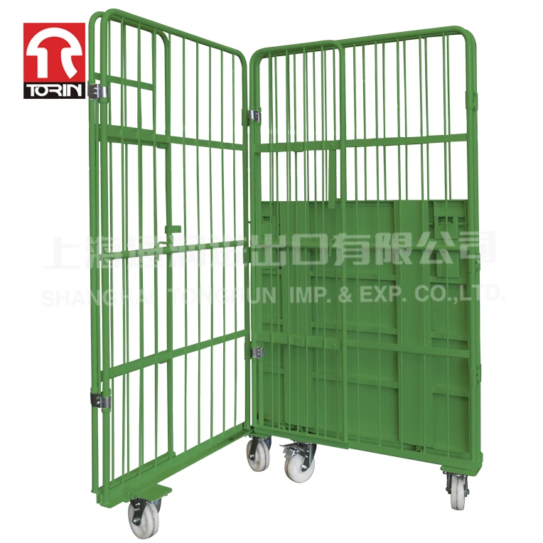 Torin DZ268A Folding heavy warehouse material	steel roll container roll cart accept custom