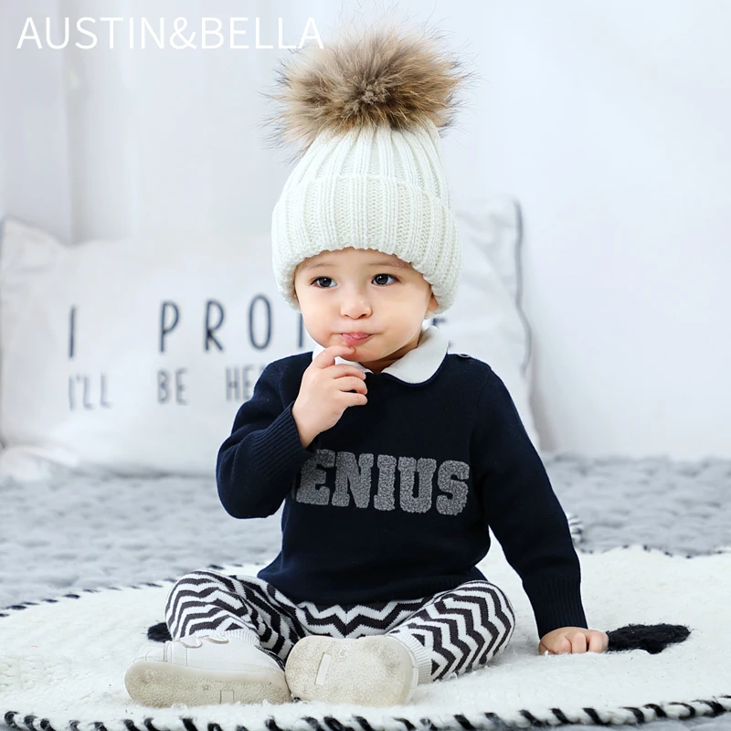 Остин Bella бутик, высокое качество, дизайнерская одежда для маленьких мальчиков, зимняя детская одежда для мальчиков, наборы с гениальным логотипом на возраст 6 -9 месяцев