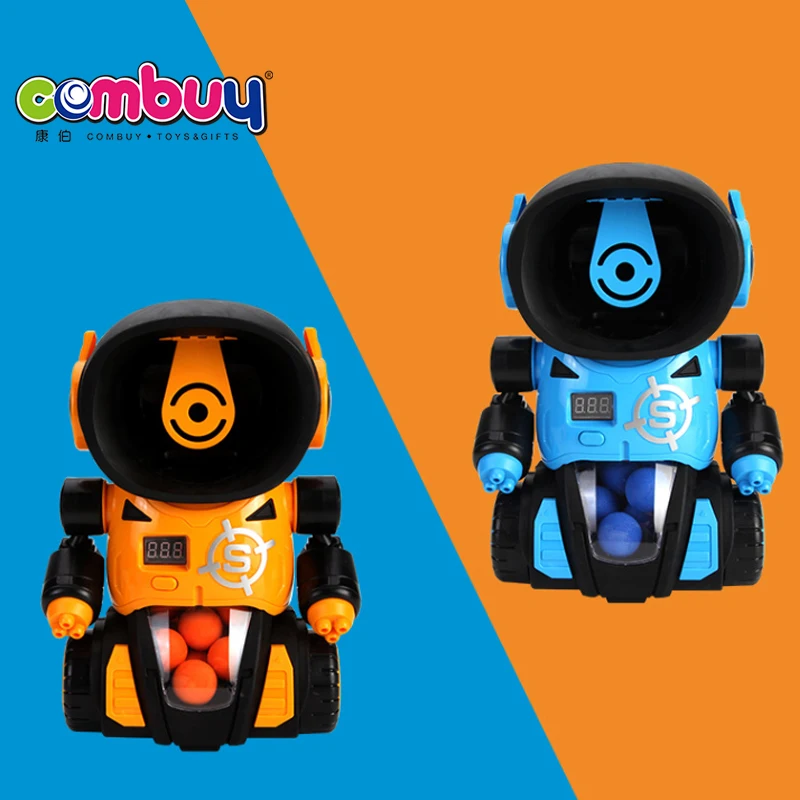 Robot Suit Balls Shoot Soft Bullet Game Target Toy Gun Shooting
