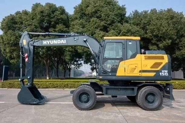 Hyundai Hw150 NEW Mini Excavators for Industrial Construction Machinery Wheel Excavators for Industrial