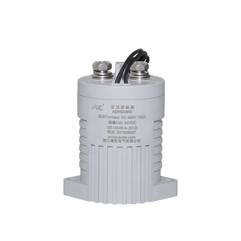 Standard Type ADH50A 50A High-Voltage 12V 24V 1H DC Contactor Continuous Work Duty Dc Relay DC Contactor