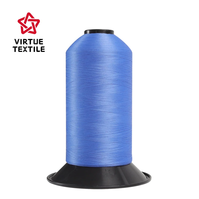 100% Polyester Textured Yarn /Thread hilos de coser TKT30 60 120  150D/3 250D/2 420D/3 Overlocking / DTY for light weight fabric