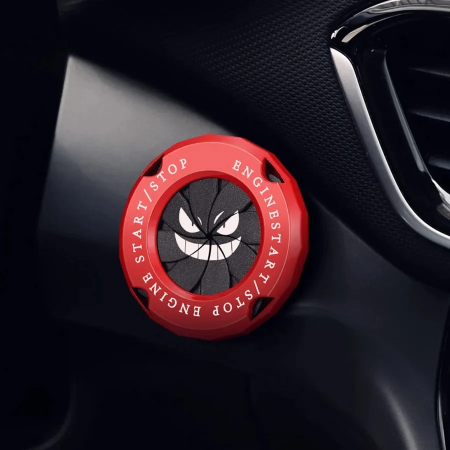 Rotatable Zinc Alloy Auto Motorcycle Car SUV Engine Start Ignition motorcycle engine button cover