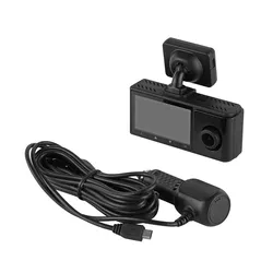 Customization New Design 1080P Sony Sensor 3 Camera Dash Cam Triple Lens Car Camera 3 Lens Dash Camera
