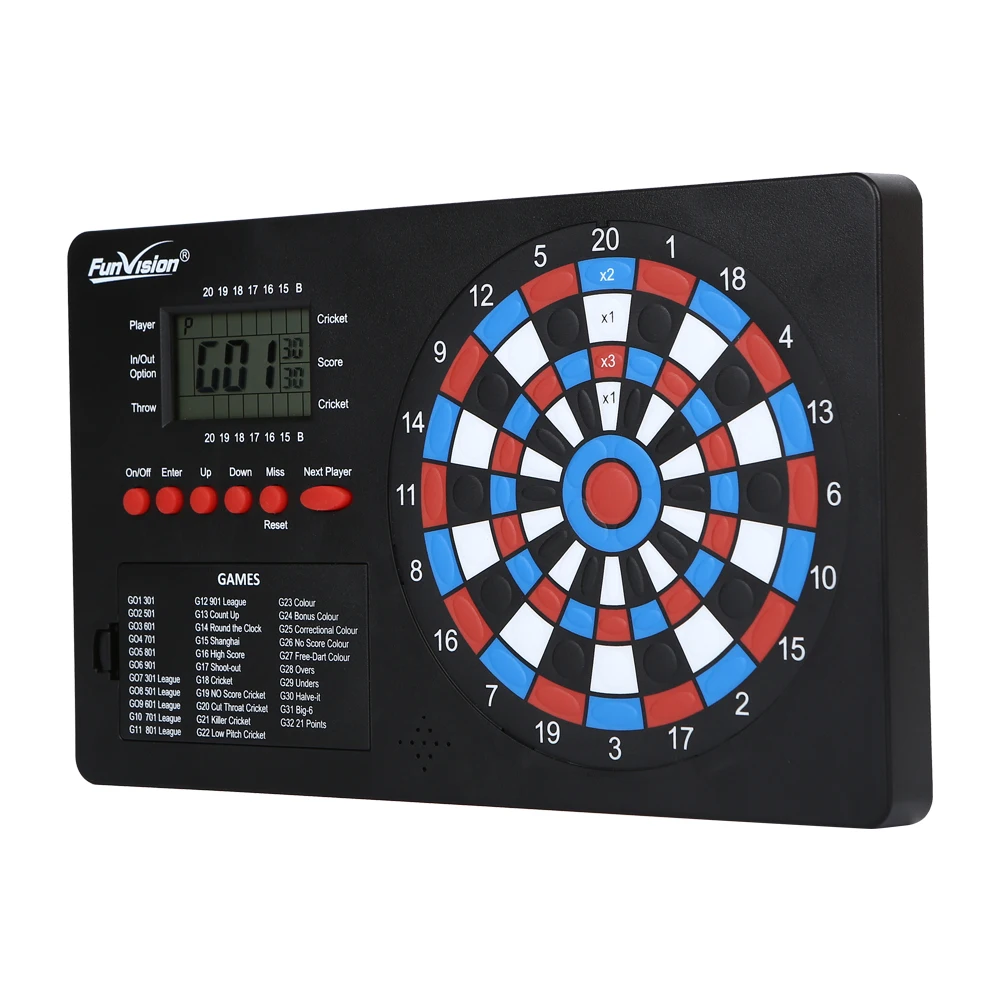Customized Electronic Dart Board Miss Dart Function Button Built-In Players Darts Board Automatic Counter