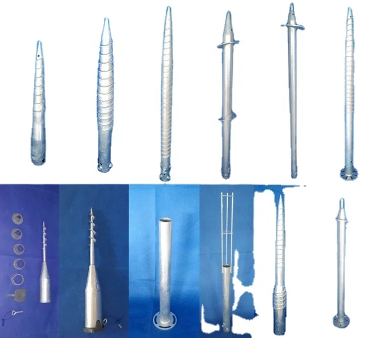 Ground screw pole anchor