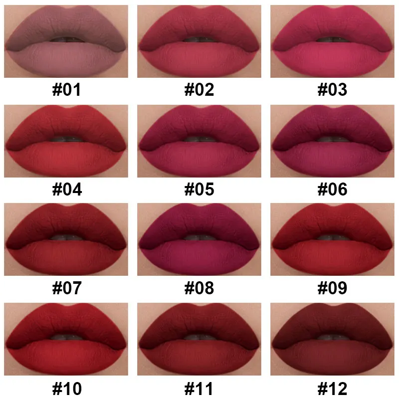 Romantic bird Private Label Makeup Vegan Cosmetic Waterproof Matte lip gloss long lasting Liquid matte no-stick glitzer lipgloss