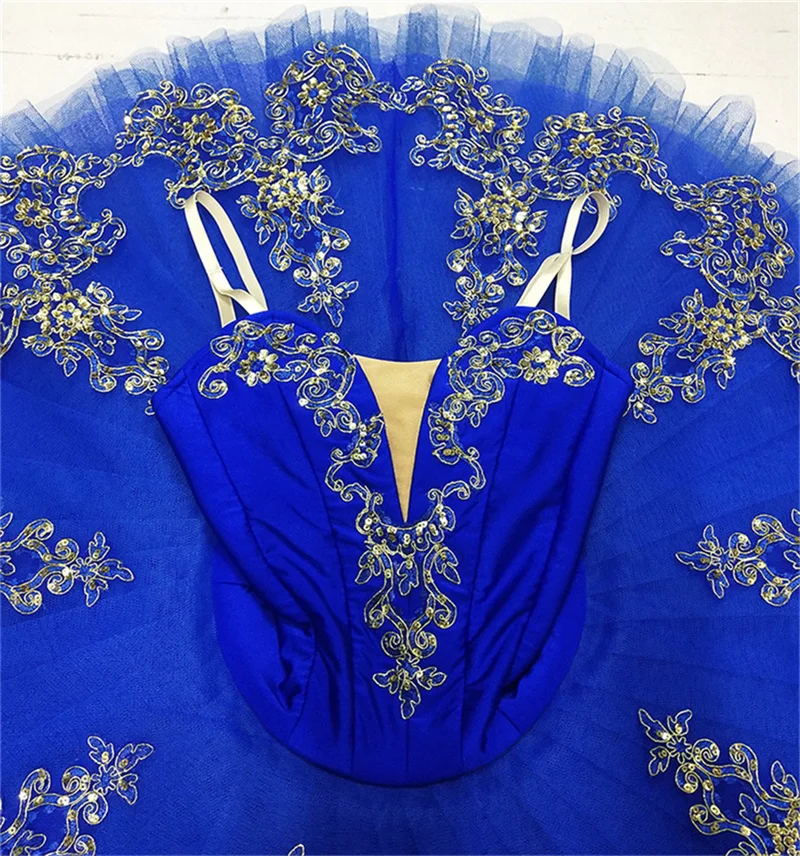 Professional Cheap High Quality 12 layers Custom Size Girls Women Adult Performance Wear Red Royal Blue Ballet Tutu Costume