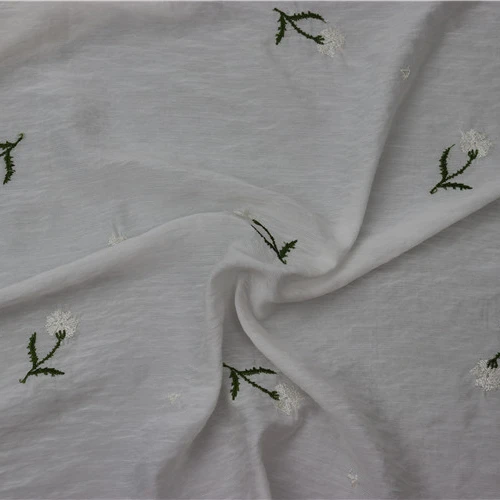 New Direct Selling Craft Embroidery Wedding Suit Shirt Dress Fabric Breathable Comfortable Clothing Fabric