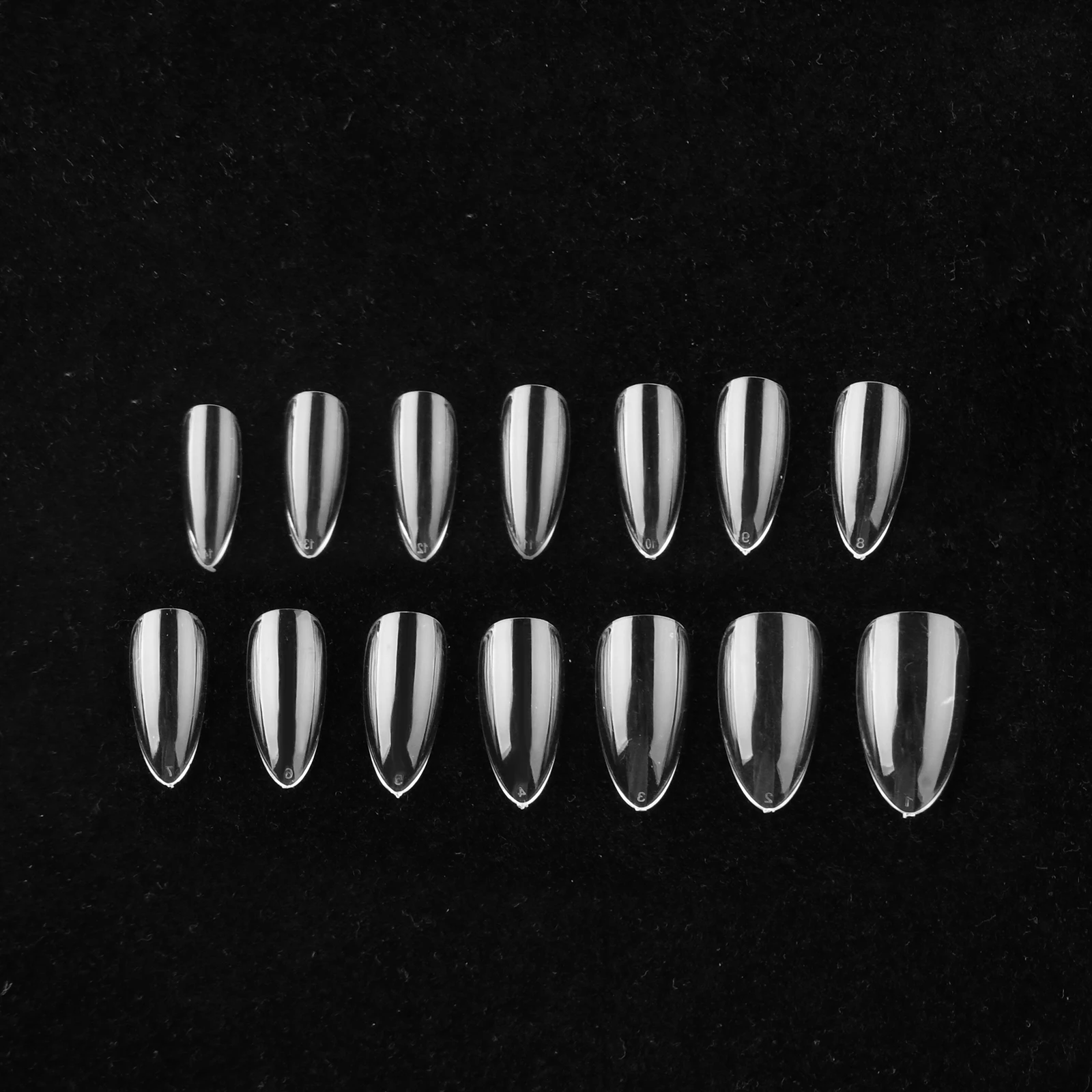 OEM 500 pcs Almond Soft Nail Extension Tips China Wholesale Artificial Fingernails Nail Tips Full Cover Tips