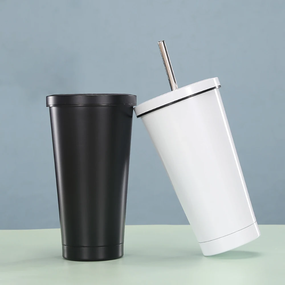 Fuboom Promotional business gifts tumblers wholesale bulk Stainless steel coffee tumbler travel tumbler with straw