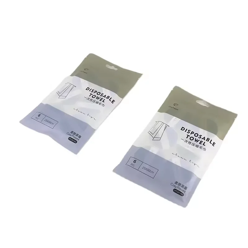 Single Packaging Disposable Coin Towels Face Compressed Towel For House Travel Sports Pressing Wipes