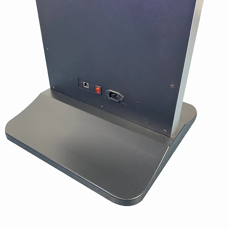 Hot Selling 21.5 Inch Free Standing Super Slim Display Pocket Magazine Brochures Holder Newspaper Advertising Kiosk