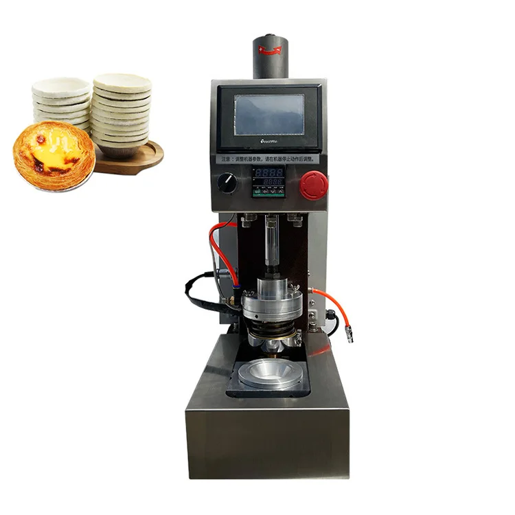 Semi-Automatic Egg Tart Crust Machine Small Portuguese Egg Tart Making Molding Machine For Cake Shop