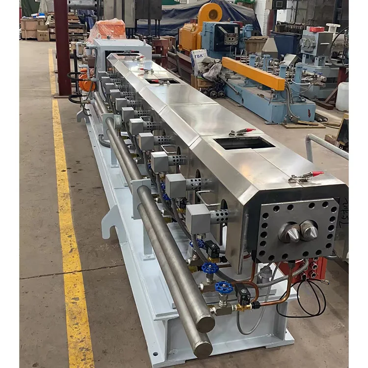 Efficient Double Screw Extruder Equipment Pvc Plastic Extruders BOPP Production Machine Line