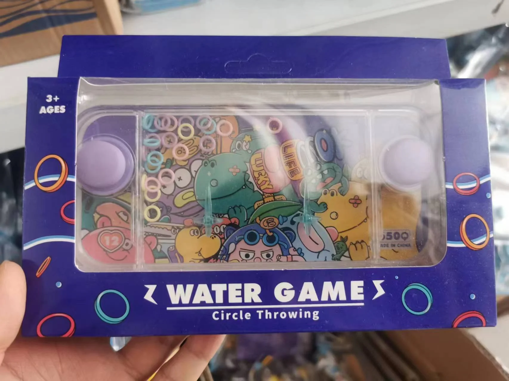 2023 hot sale kids water game toys,  Promotion cheap classic plastic ring toys water educational games for kids